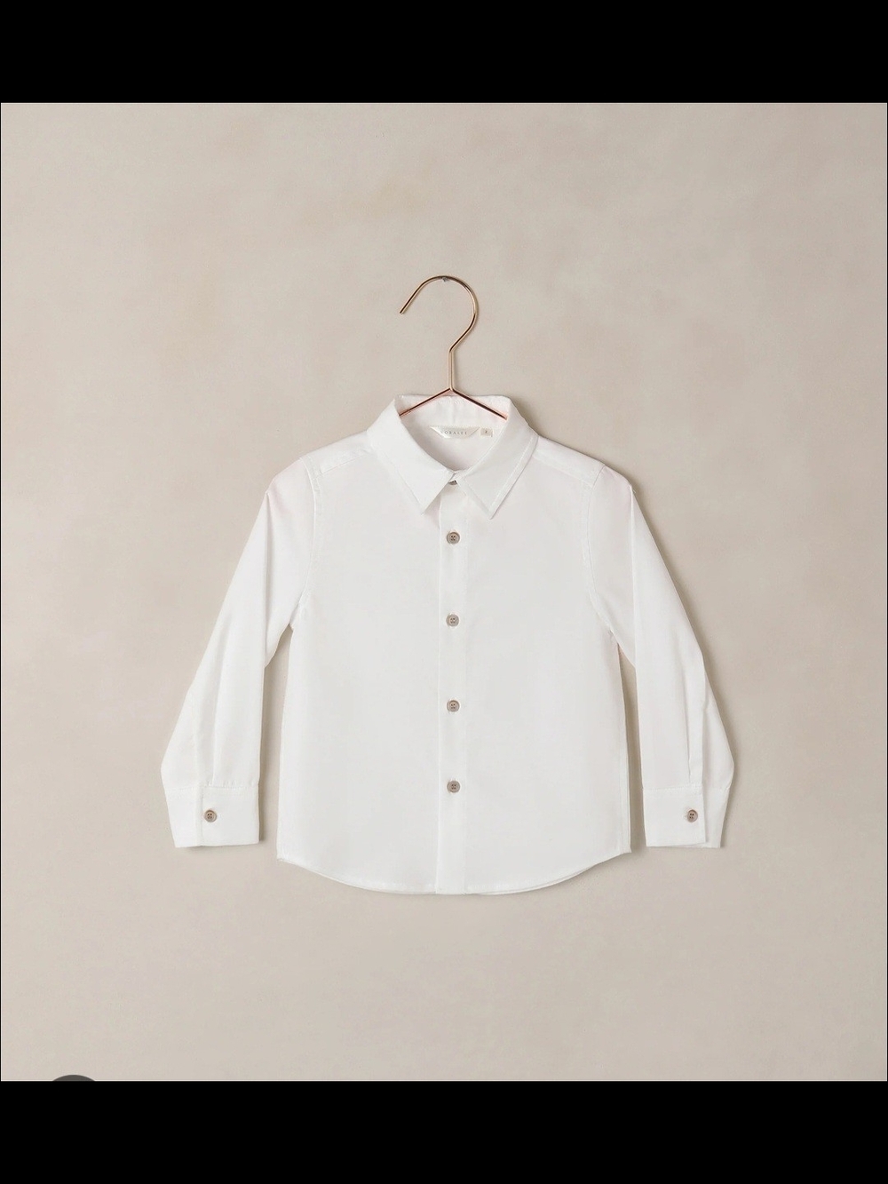 Boys' Crisp White Button-Up Shirt - Classic Collar